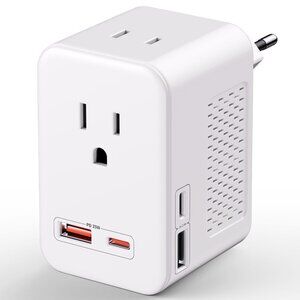 PD 35W Voltage Converter US to Europe 1600W 220V to 110V Converter for European